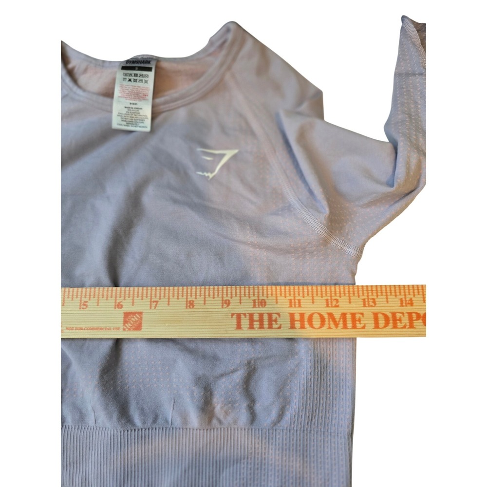 Gymshark Vital Seamless 2.0 Long Sleeve Crop Top Women's Size S - Picture 7 of 8